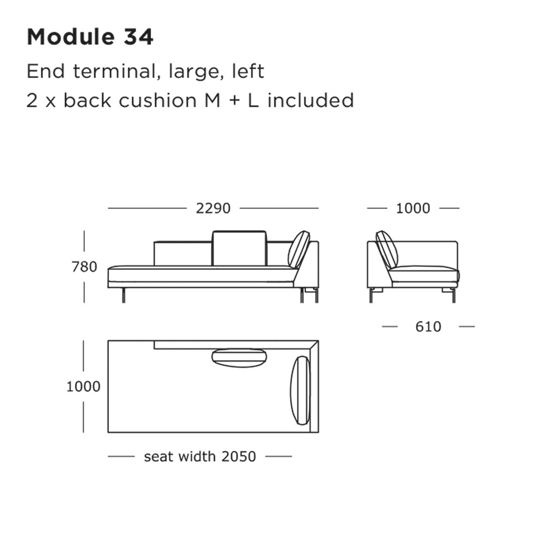Edge V2 Pre-Configured Sofa Set - Modern Living Room Furniture for Easy Setup | Perfect for Small Spaces & Apartment Decor