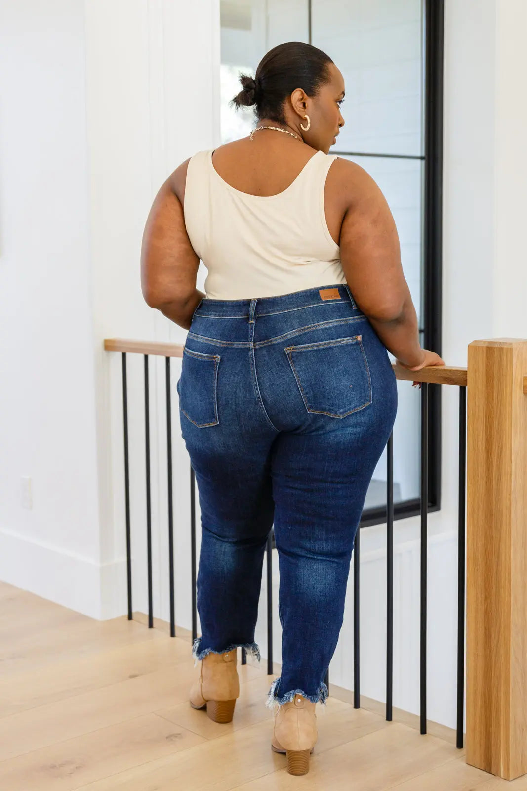 Keep Me Around Bodysuit in Beige | Soft Stretchy Women's Bodysuit | Perfect for Layering, Casual Outfits & Everyday Wear
