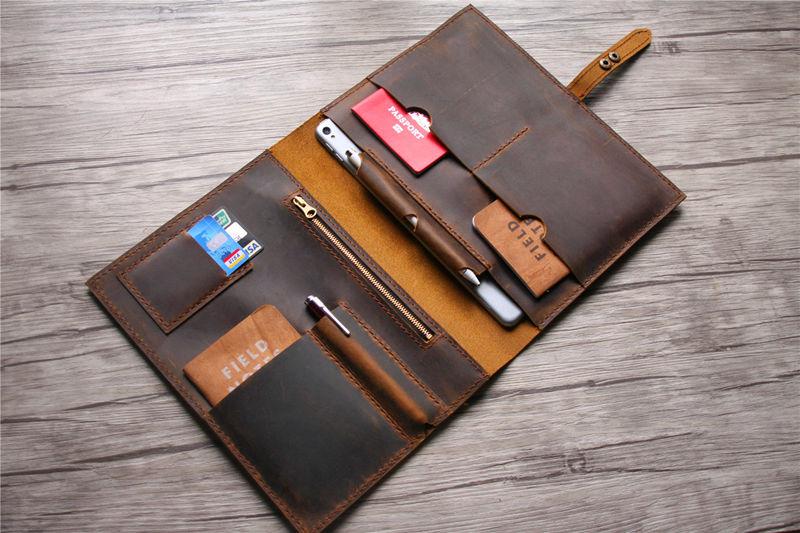 Premium Custom Leather Laptop Sleeve for Lenovo - Handmade Genuine Leather Protective Case for 13-15 Inch Laptops - Perfect for Business, Travel & Office Use