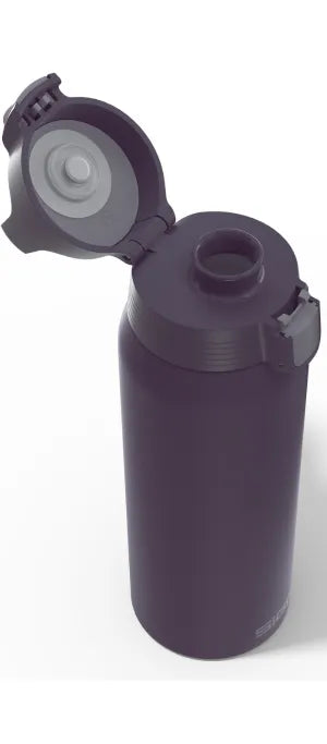 SIGG Shield Therm One 0.5L Insulated Stainless Steel Water Bottle - Nocturne Color - Keeps Drinks Hot/Cold for 24 Hours - Perfect for Hiking, Gym & Outdoor Activities