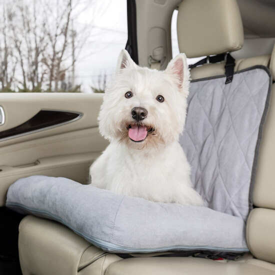 Premium Car Pet Bed Bucket Seat - Comfortable & Washable Dog Car Seat for Small to Medium Pets - Perfect for Road Trips, Travel & Daily Commutes
