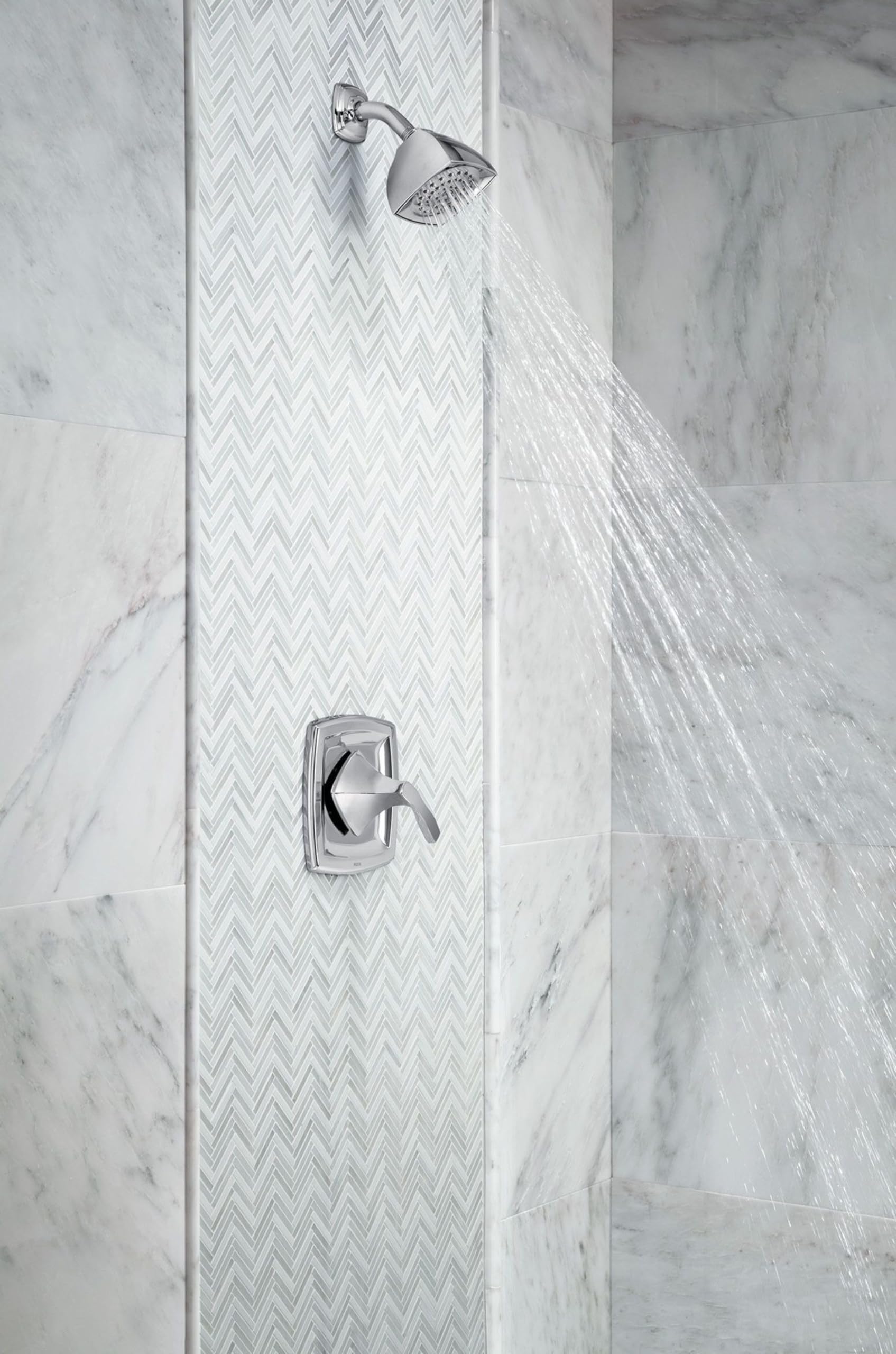 Moen T3691 Voss Moentrol Valve Trim in Chrome - Bathroom & Shower Faucet Replacement for Modern Homes
