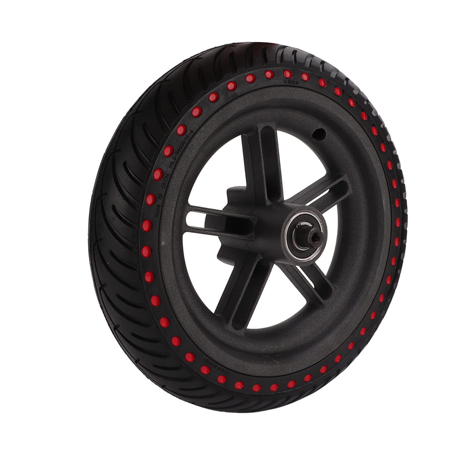 VGEBY Honeycomb Replacement Rear Tire for Xiaomi M365 1S Lite Electric Scooter - Durable Rubber Wheel (Red) - Perfect for Urban Commuting & Last-Mile Transportation