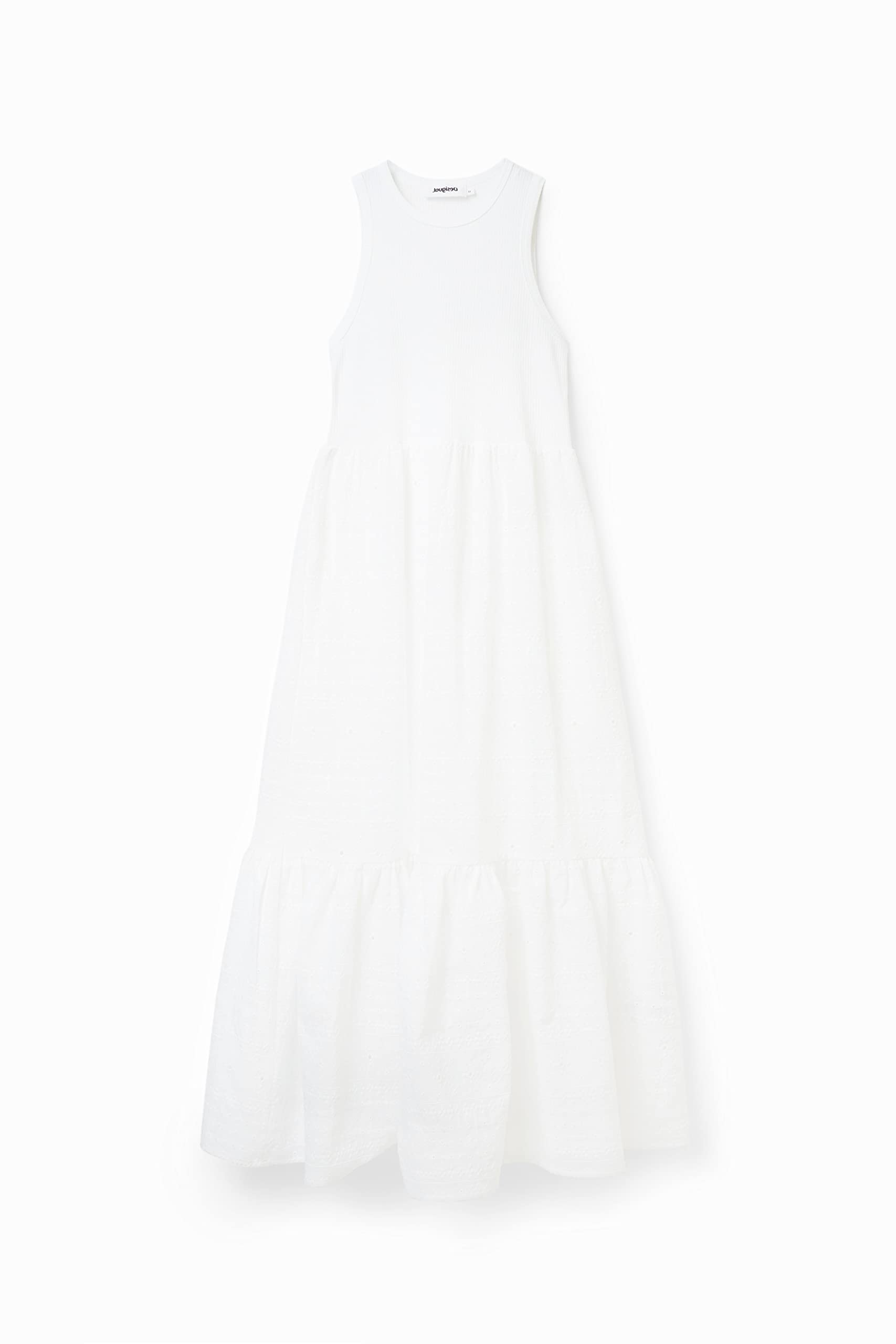 Desigual Women's Sleeveless Woven Dress - Summer Casual Flowy Boho Maxi Dress for Beach, Vacation & Outdoor Parties