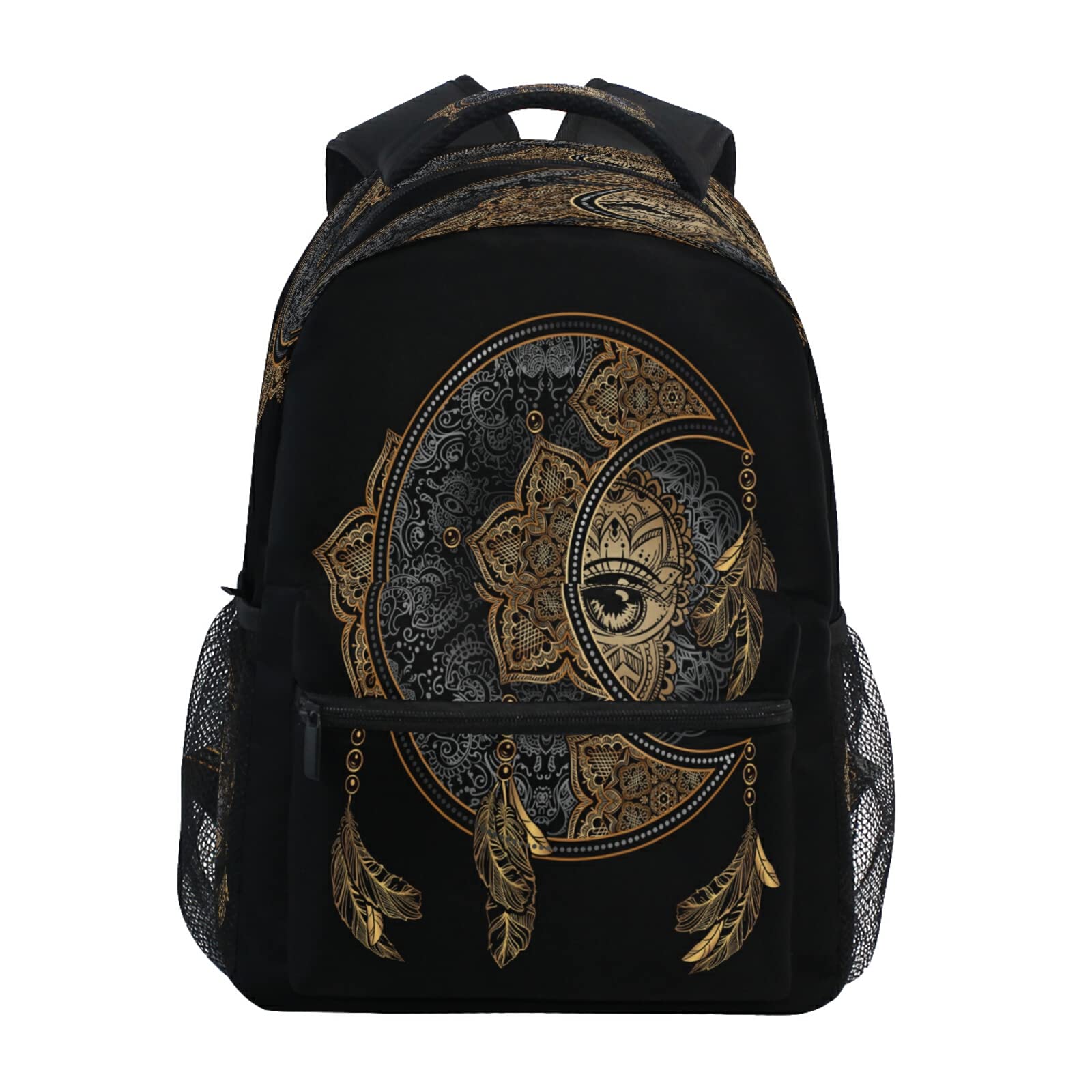 ALAZA Boho Dreamcatcher Crescent Moon Laptop Backpack - 15.6 Inch Travel Business Daypack for Women & Men - Perfect for School, Work & Outdoor Adventures