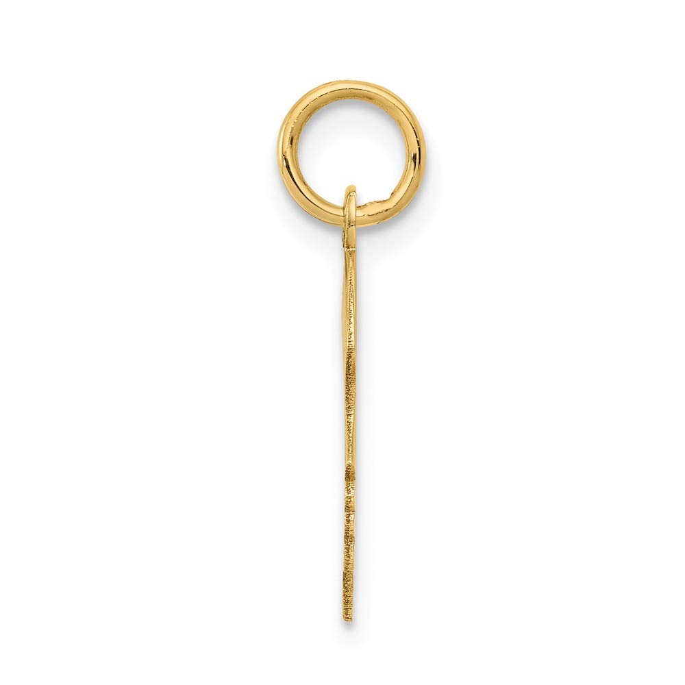 14K Yellow Gold Girl Head Charm Pendant - Elegant & Dainty Jewelry for Necklaces, Bracelets & DIY Crafts - Perfect for Gifts, Parties & Everyday Wear