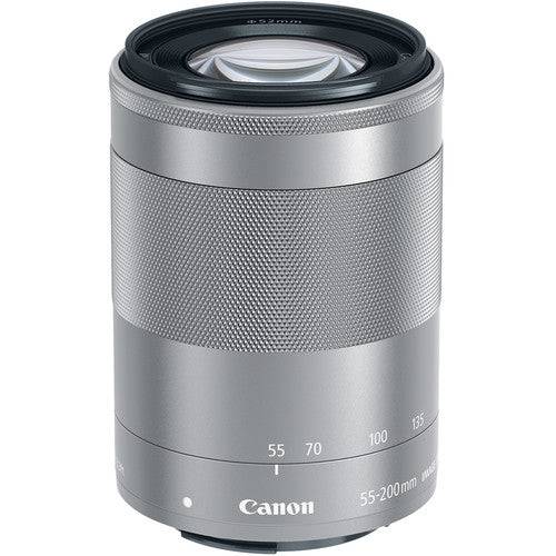 Canon EF-M 55-200mm f/4.5-6.3 IS STM Telephoto Zoom Lens (Silver) - Perfect for Travel Photography, Wildlife Shooting & Portrait Photography