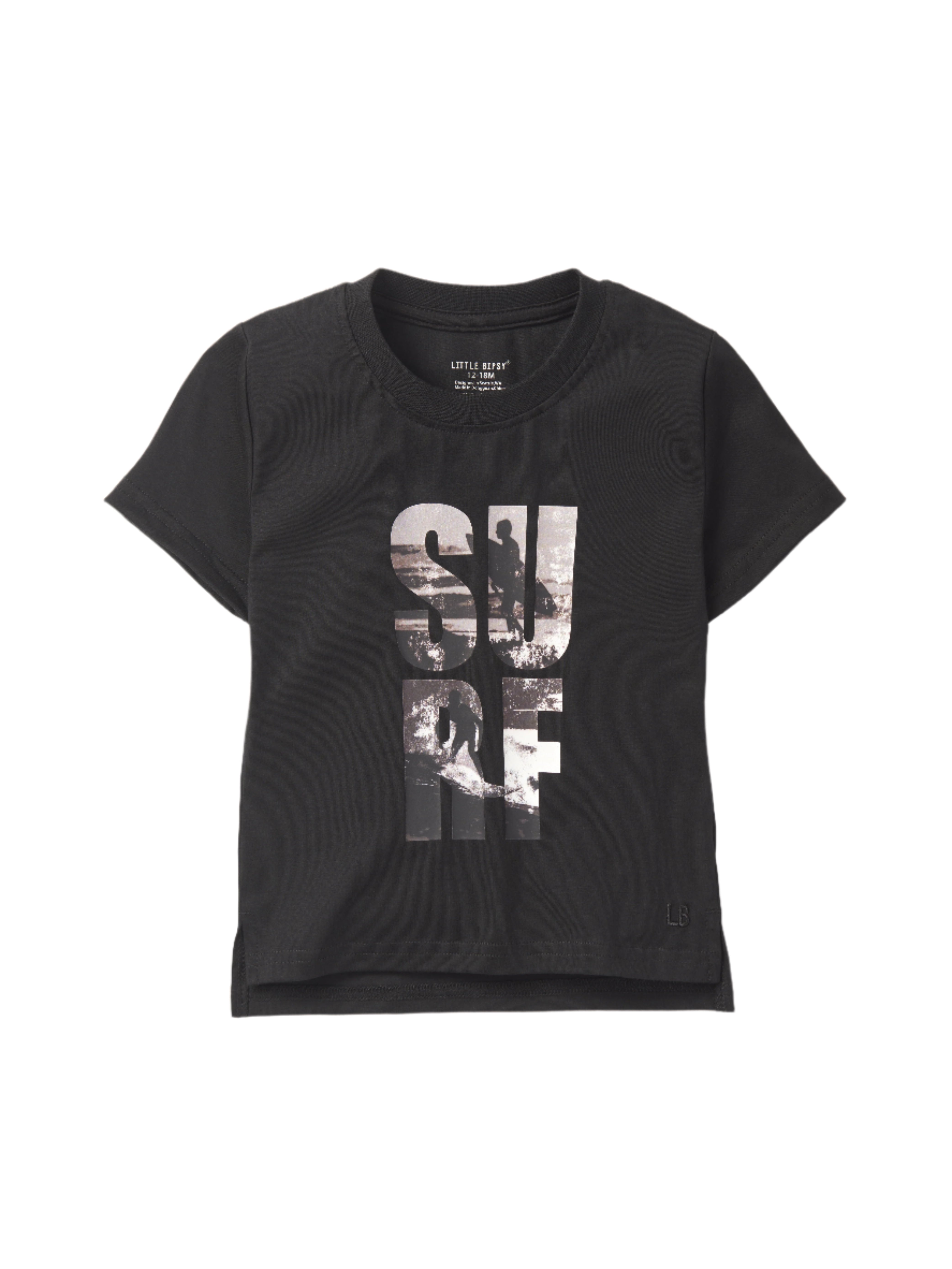Premium Black Surf Tee - Comfortable & Stylish Men's T-Shirt for Beach, Surfing & Casual Wear