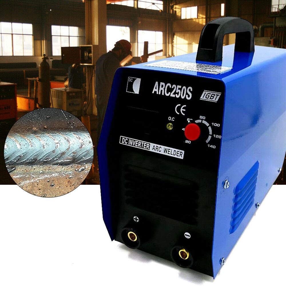 TBVECHI 20-140 Amp Portable Mini ARC Welding Machine - AC Inverter Electric Welder with Electrode Holder & Earth Clamp - Ideal for Home DIY, Metal Repair, and Automotive Welding Projects