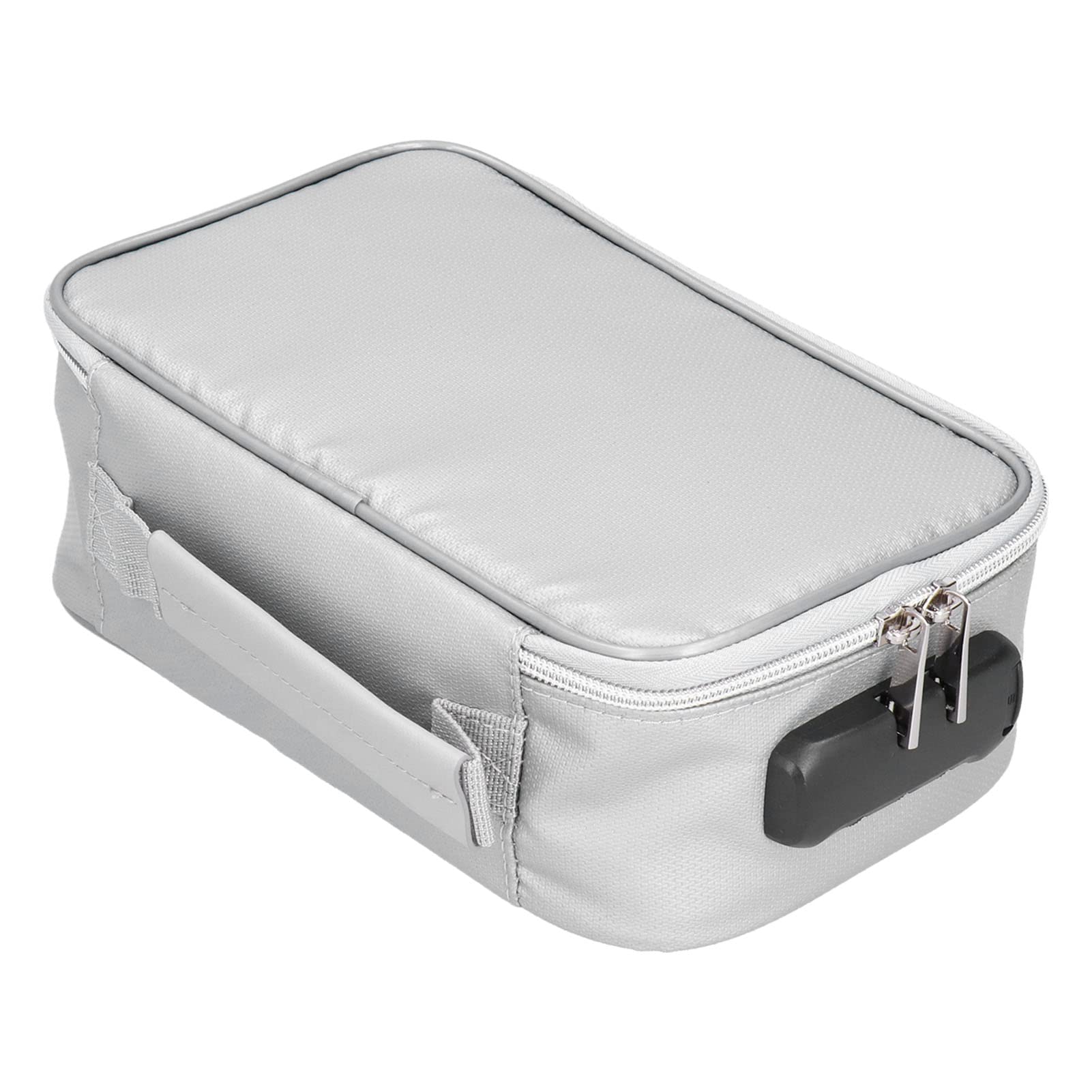 Fireproof Document Bag with Lock - Waterproof & Portable File Organizer for Home & Office - Multi-Layer Storage Pouch (Silver) | Secure Important Papers, Certificates & Files from Fire & Water Damage