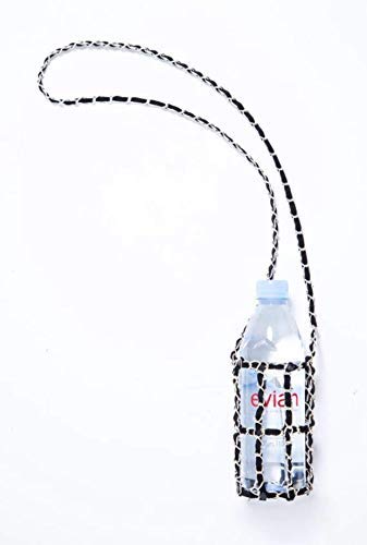 Crochet Water Bottle Holder Purse with Adjustable Crossbody Strap - Fits Hydro Flask & Reusable Bottles - Stylish & Functional Gift for Hiking, Gym, Beach & Daily Use - Multiple Colors Available
