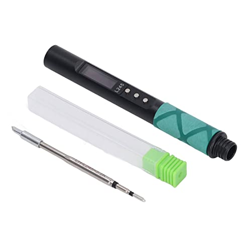 65W Digital Display Electric Soldering Iron Kit - Fast Heating & Temperature Adjustable Soldering Tool for Electronics Repair, DIY Projects, Circuit Board Maintenance (Black) - Perfect for Home, Workshop & Professional Use