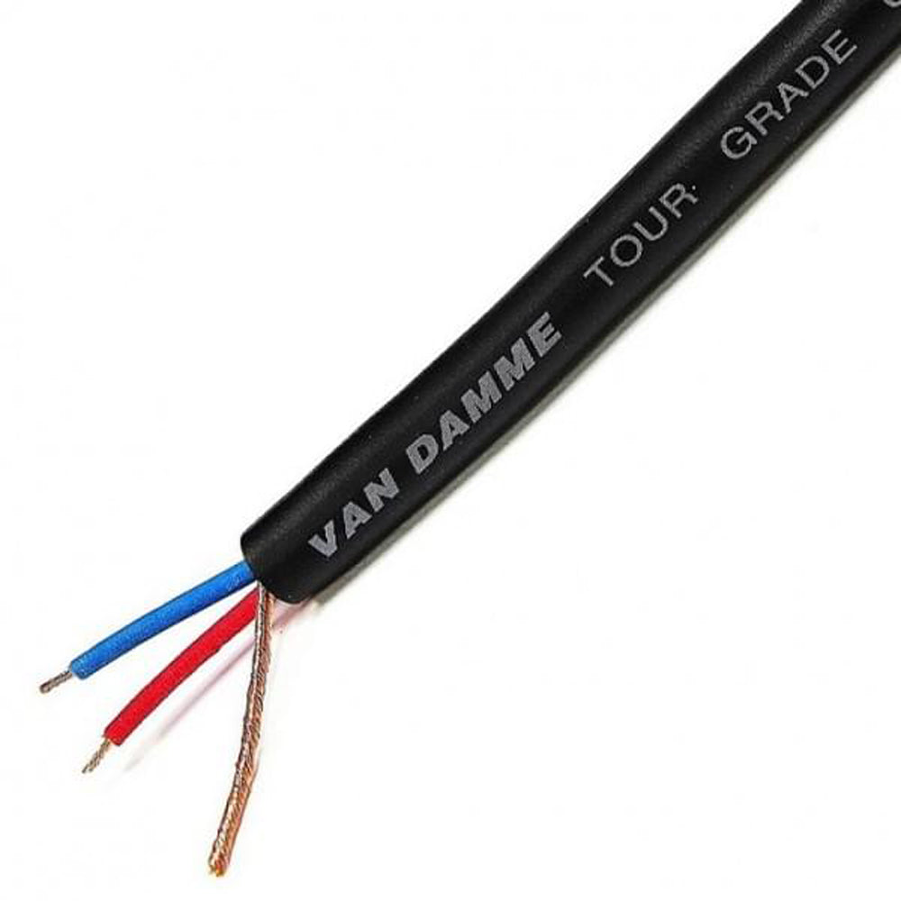 Van Damme Tour Grade Classic XKE Microphone Cable - Premium Balanced Audio Cable for Studio Recording, Live Performances & DJ Equipment - Durable Oxygen-Free Copper with Gold Connectors