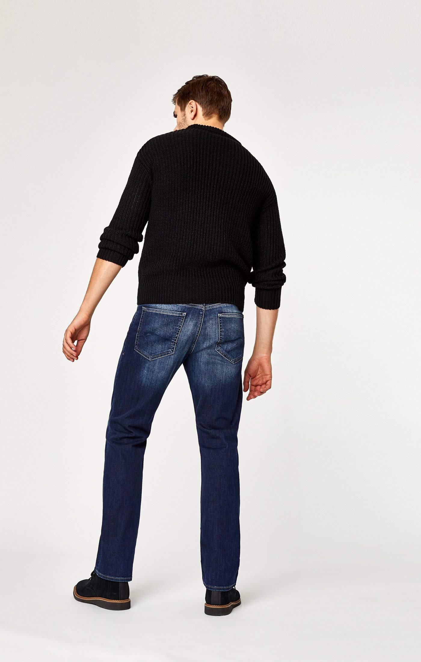 Mavi Men's Myles Mid-Rise Straight Leg Jeans - Classic Denim Pants for Casual Wear, Work & Everyday Outfits | Comfortable & Stylish Men's Jeans for Office, Dating & Weekend
