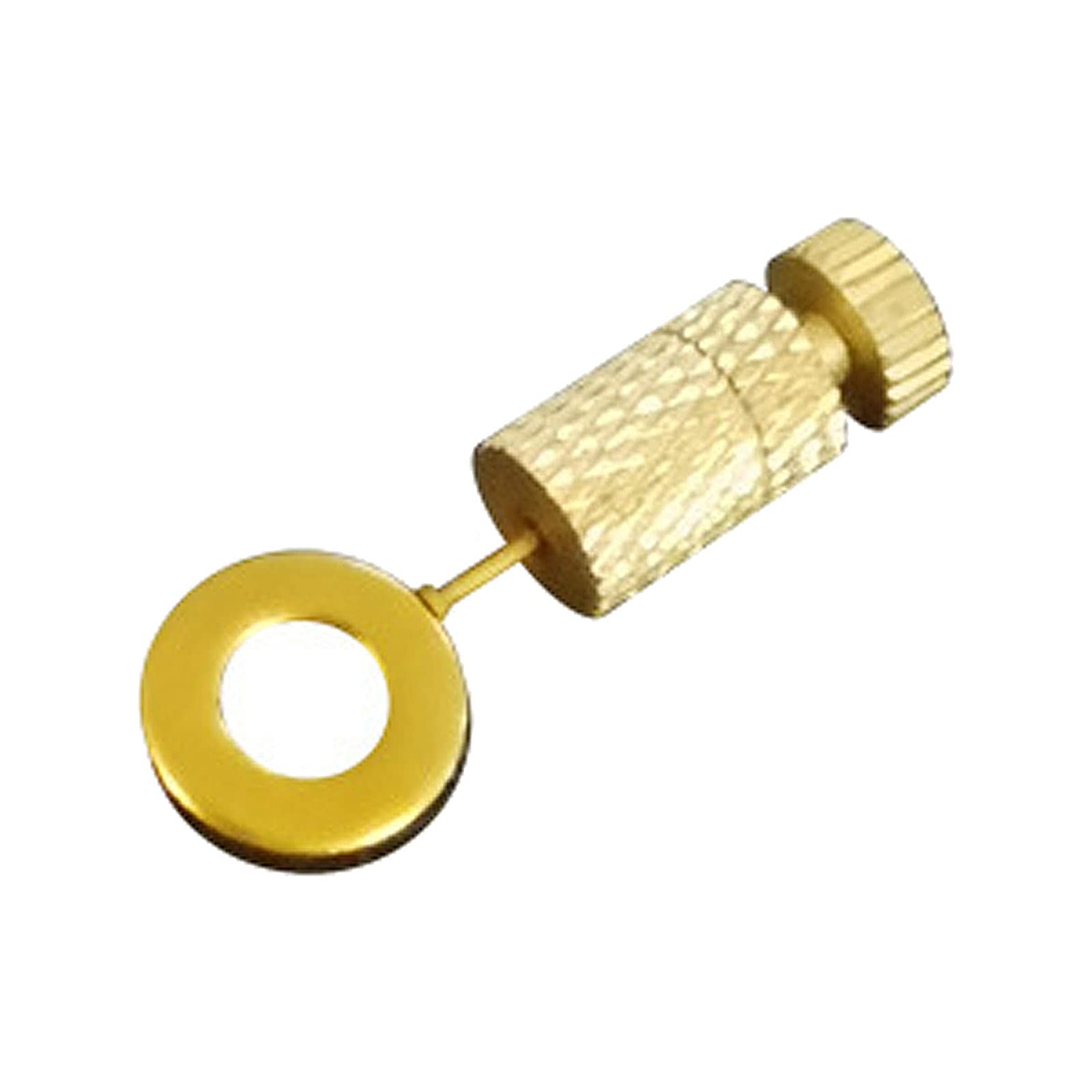 Milageto Brass Leather Positioning Tool - 12mm Leathercraft Stitching Locking Pin Set for DIY Leather Sewing, Crafting & Repair | Perfect for Belts, Wallets & Bags Making