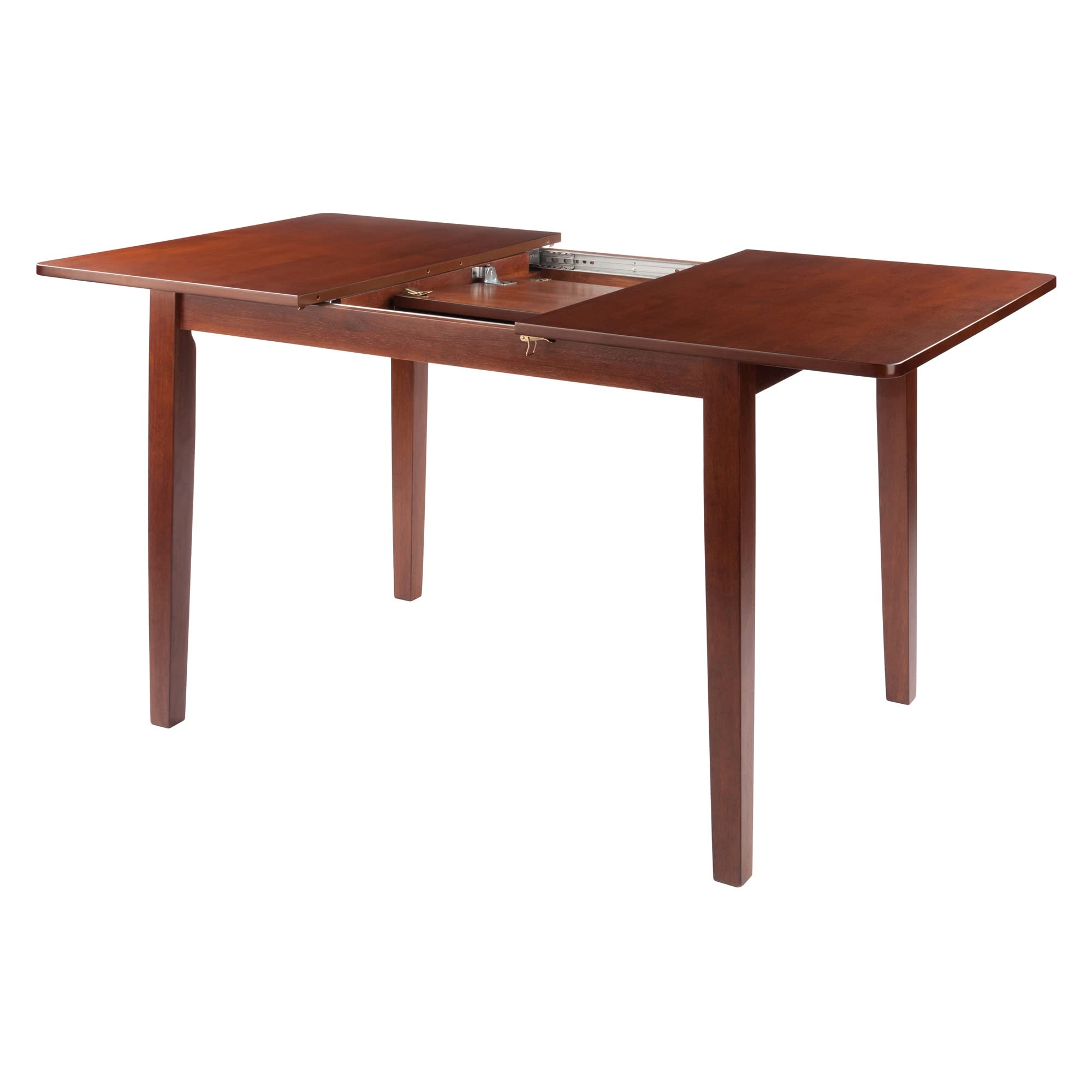 Ergode Wood Hannah Double Drop Leaf Dining Table (94457-VV) - Extendable Farmhouse Style Kitchen Table for Small Spaces, Dinner Parties & Family Gatherings