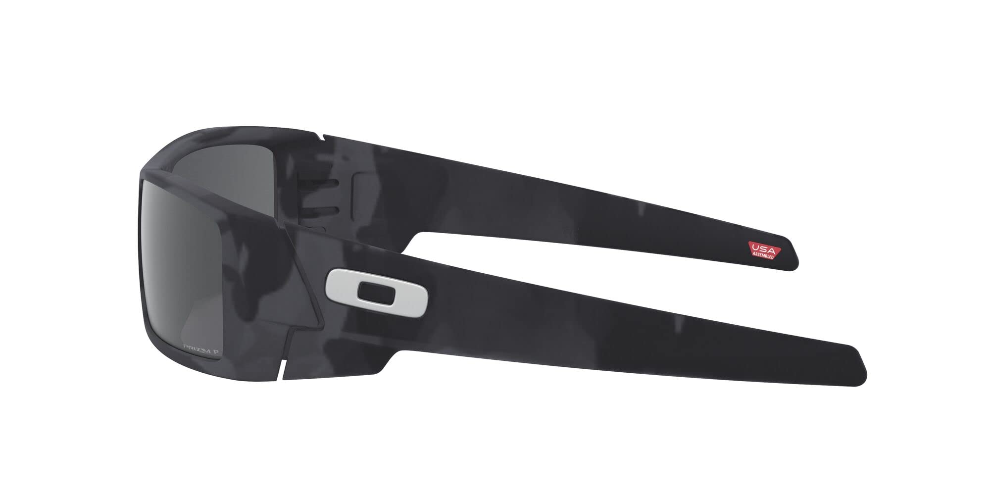 Oakley GASCAN OO9014 Polarized Sunglasses for Men - UV Protection, Lightweight Frame + Bonus Lens Cleaning Kit | Perfect for Running, Cycling & Outdoor Sports