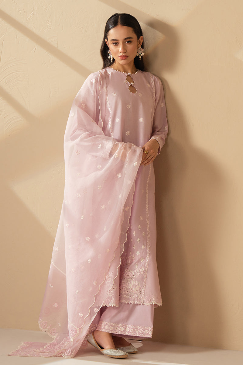 LILAC GROVE 3-Piece Embroidered Lawn Suit for Women - Floral Design Summer Outfit for Casual Wear & Special Occasions