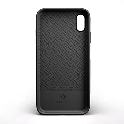 Casely iPhone Xs Max Case - Slim Protective Phone Cover with White & Black Geometric Design | Perfect for Travel, Work & Everyday Use