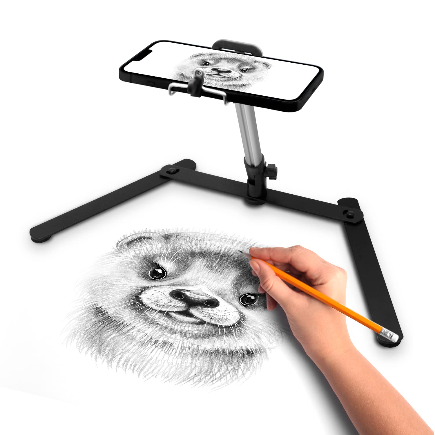 Lightweight Table Top Tripod for DSLR Camera & Smartphone - Compact Portable Stand for Photography & Video Recording - Perfect for Vlogging, Live Streaming & Home Studio Setup (Model AGG1184)