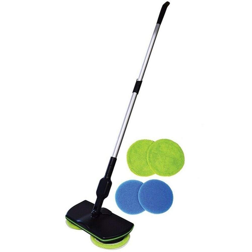 Ochine Cordless Electric Spin Mop - 360° Swivel Hardwood Floor Cleaner & Polisher for Tile Floors | Easy Household Cleaning Tool | Perfect for Kitchen, Bathroom & Living Room Floors