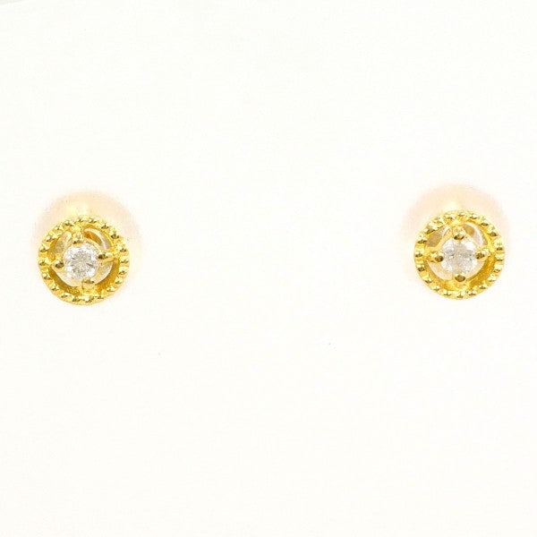 18K Yellow Gold Diamond Stud Earrings for Women - Elegant & Timeless Jewelry Gift for Her - Perfect for Weddings, Anniversaries & Special Occasions