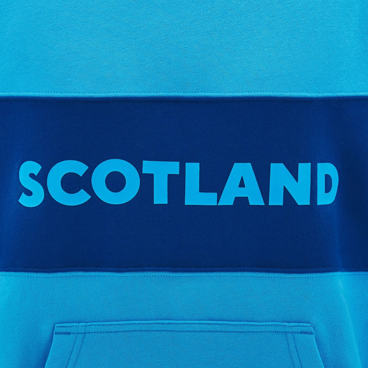 Scotland Rugby Hoodie - Macron Official Team Leisure Hoody in Sky Blue - Perfect for Game Day & Casual Wear