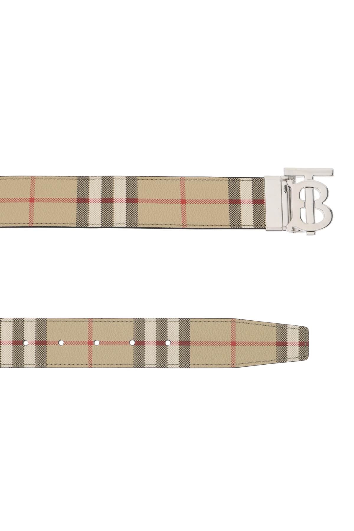 Burberry Reversible Check Belt for Men & Women - Classic Plaid Design for Casual & Formal Outfits | Perfect for Office, Travel & Everyday Wear