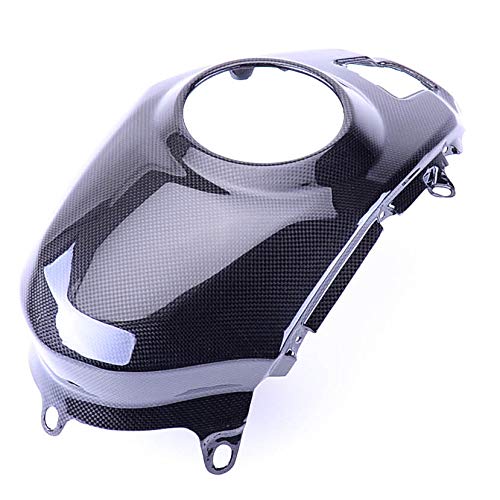 Bestem CBDU-MUL12-TKC Black Carbon Fiber Tank Cover for Ducati Multistrada 1200 (2010-2013) | Motorcycle Accessories | Durable & Stylish Protection for Adventure Riding