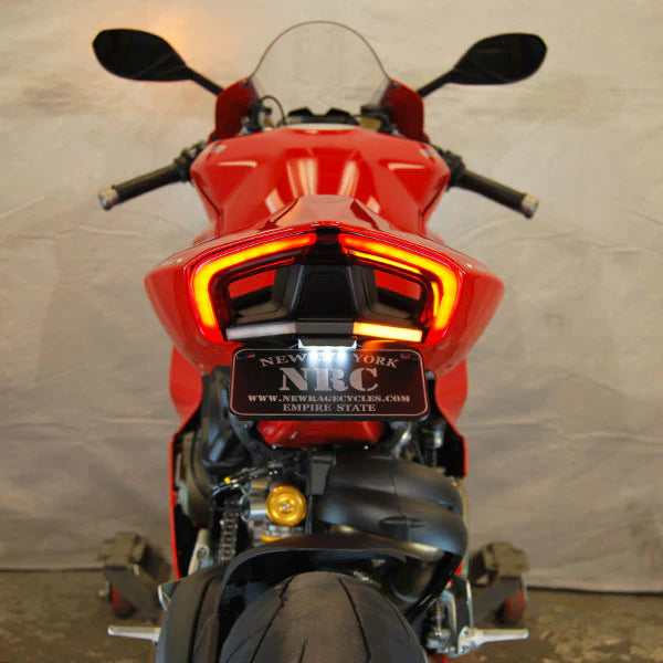 Ducati Panigale V4 Fender Eliminator Kit (2018-Present) - Lightweight Tail Tidy for Motorcycle Customization & Clean Rear End Look