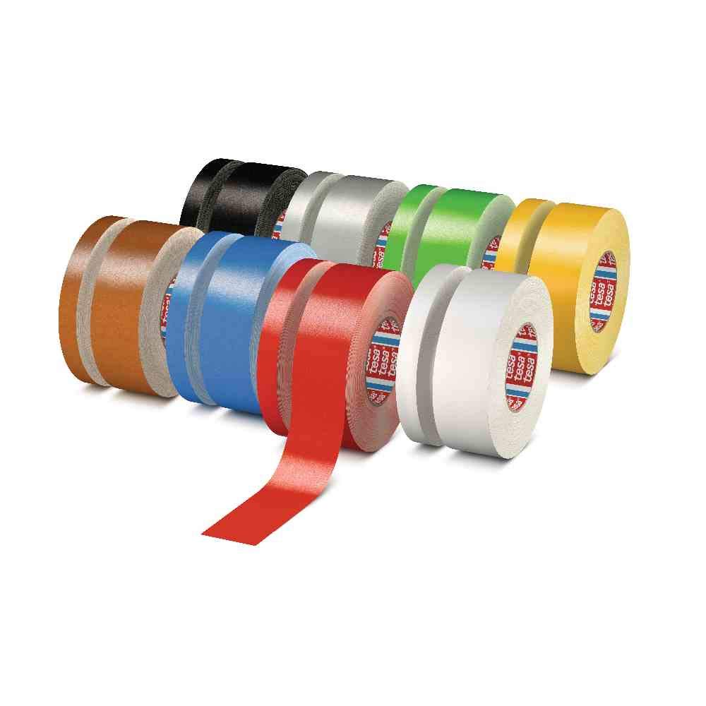 Premium Tesa 04651-00536-00 Cloth Tape - 50m x 30mm Grey Heavy-Duty Adhesive Tape for Industrial Use, Packaging, Sealing & DIY Projects