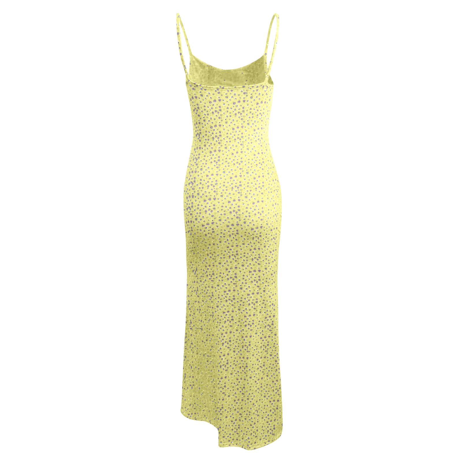 Women's Summer Floral Sun Dress - Casual Sexy Slim Fit Open Back Sling Pullover Midi Dress | Perfect for Beach Vacations, Date Nights & Outdoor Parties