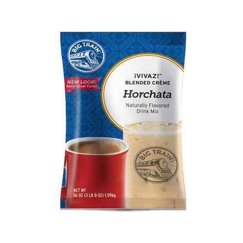 Big Train Vivaz Horchata Blended Creme Drink Mix - 3.5lb Bulk Pack (5 Bags per Case) | Authentic Mexican Horchata Powder for Smoothies, Coffee & Desserts | Perfect for Cafes, Restaurants & Home Use