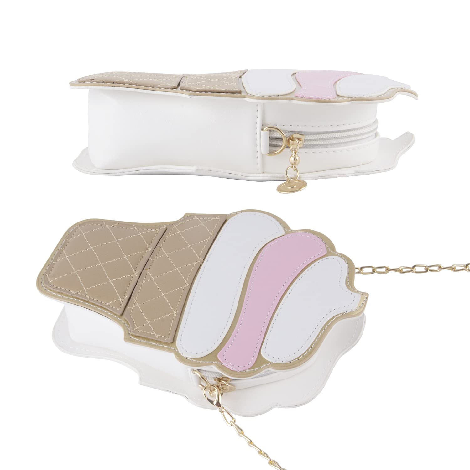 SUKUTO Girls Crossbody Bag - Cute Cupcake Popcorn Egg Fruits Milk Box PU Small Purse for Women, Fashion Shoulder Bag for Phone & Essentials | Perfect for School, Shopping & Daily Use