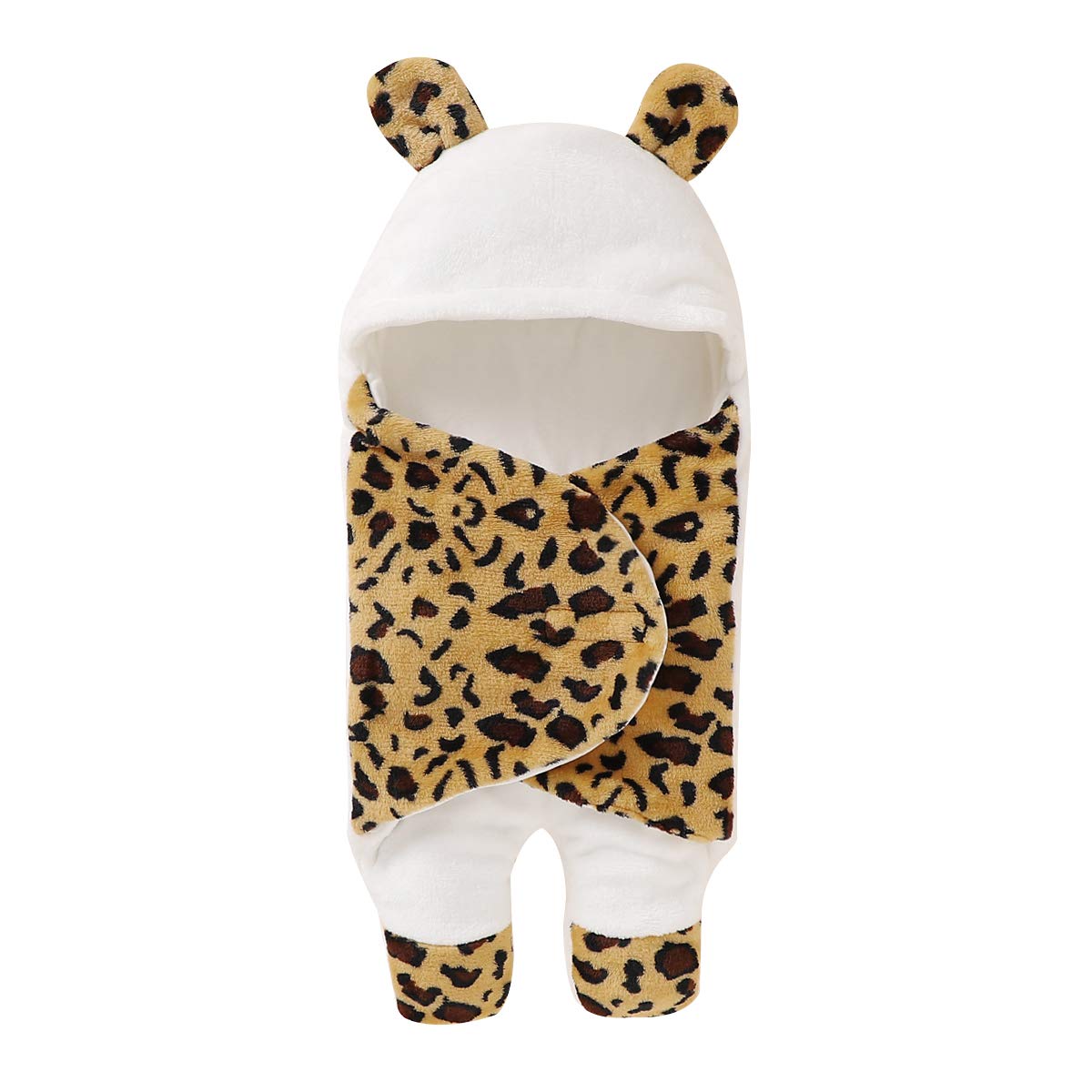 Soft Plush Baby Swaddle Blankets - Cute Bear Design for Newborns & Infants | Cozy Yellow Blanket for Nursery, Stroller & Travel | Ultra Gentle & Breathable