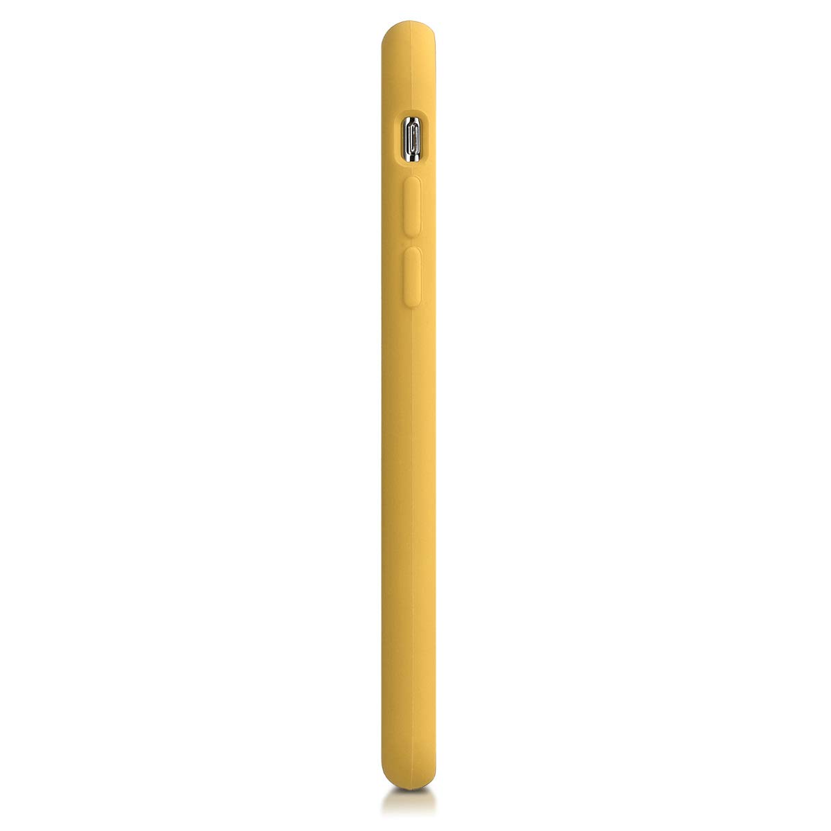 kwmobile TPU Silicone Case for Apple iPhone Xs - Soft Protective Phone Cover in Honey Yellow | Slim Fit Shockproof Case for Everyday Use & Travel Protection