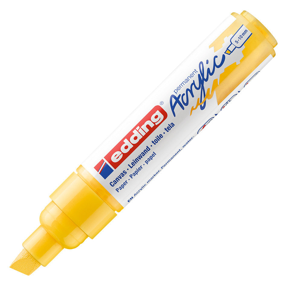 edding 5000 Acrylic Paint Marker - Broad Tip Permanent Marker for Glass, Metal, Plastic, Wood, Ceramics - Ideal for DIY Crafts, Signage, and Industrial Labeling