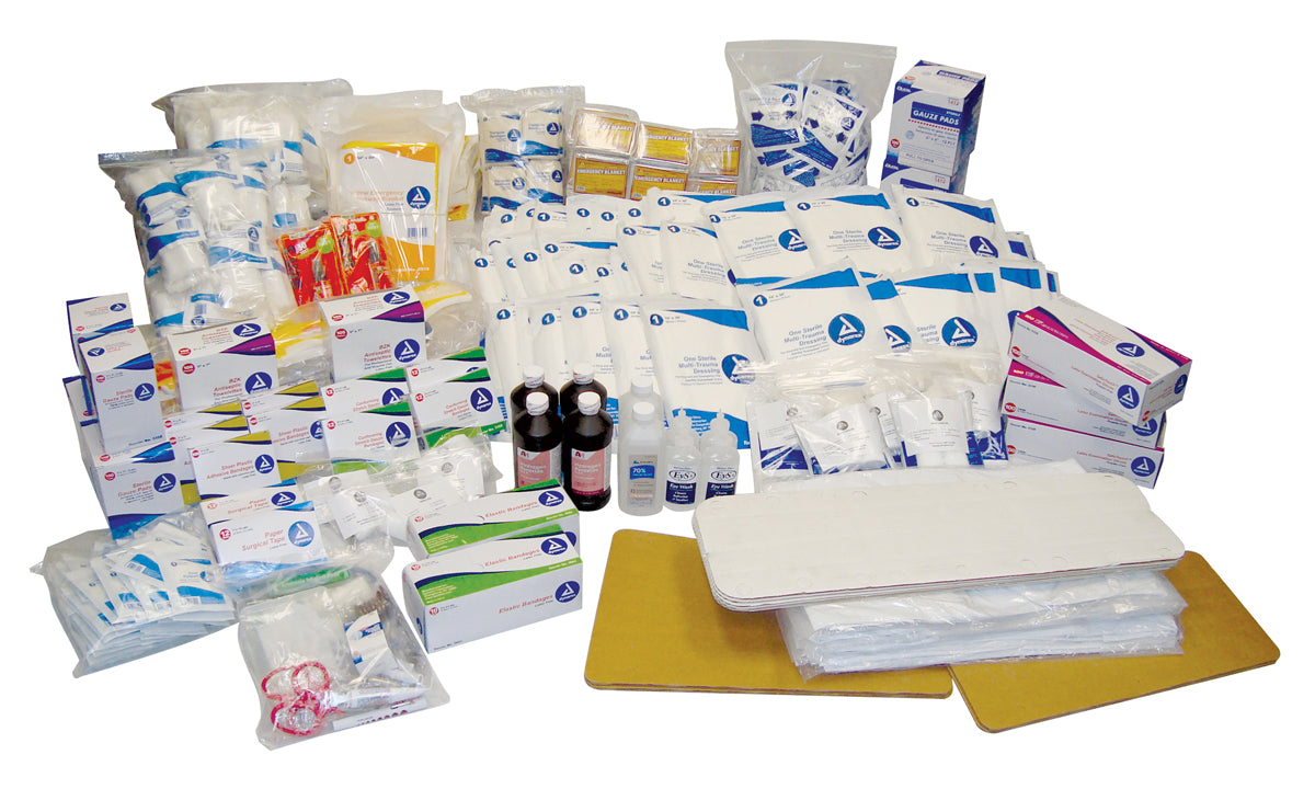 1,000 Person First Aid Trauma Kit - Emergency Medical Supplies for Large Groups, Disaster Preparedness & Survival Scenarios