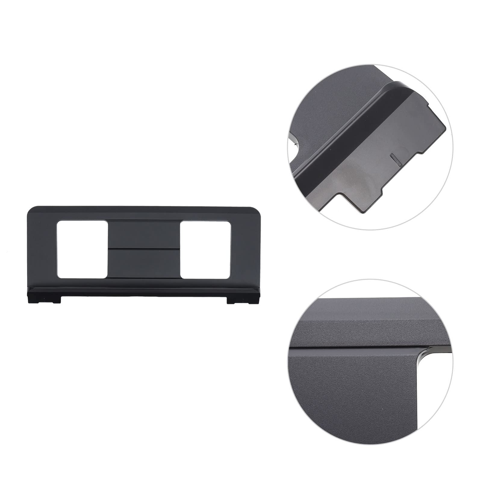 Black Adjustable Desktop Bookshelf Piano Keyboard Stand with Sheet Music Holder - Durable Plastic Book Page Clips for Digital Piano, Saxophone & Beat Maker Accessories - Perfect for Home Studios, Music Practice & Live Performances