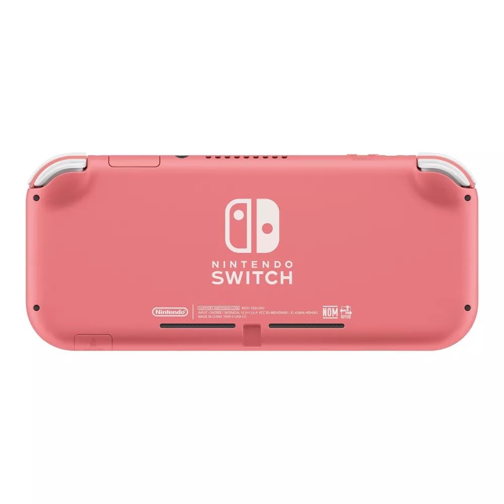 Nintendo Switch Lite Coral - Refurbished Portable Gaming Console for Travel, Commute & Home Entertainment