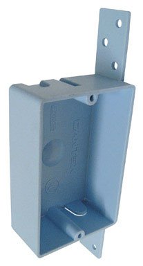 13 Pack EZ08SB Shallow Bracketed PVC Electrical Box - Durable & Easy Installation for Home Wiring, DIY Projects, and Electrical Repairs | Perfect for Outlets, Switches, and Light Fixtures