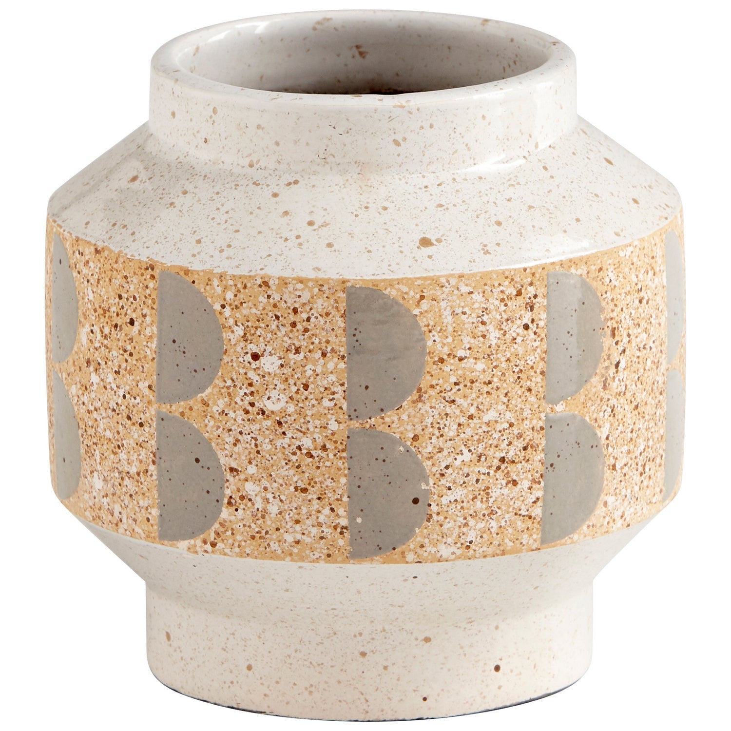 Cyan Design 11025 Cliff Palace Vase - Handcrafted Multi-Color Ceramic Vase for Home Decor, Wedding Centerpiece & Boho Room Accent