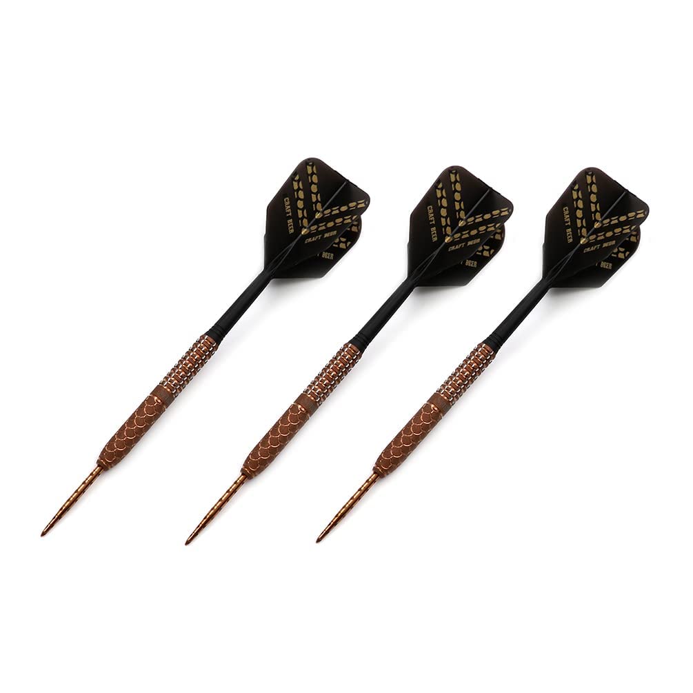 CUESOUL 90% Tungsten Steel Tip Darts Set - 21g/22g/23g Oil Paint Finish for Cocktail, COLA Beer & Draft Beer | Professional Bar, Pub & Home Dart Game Accessories