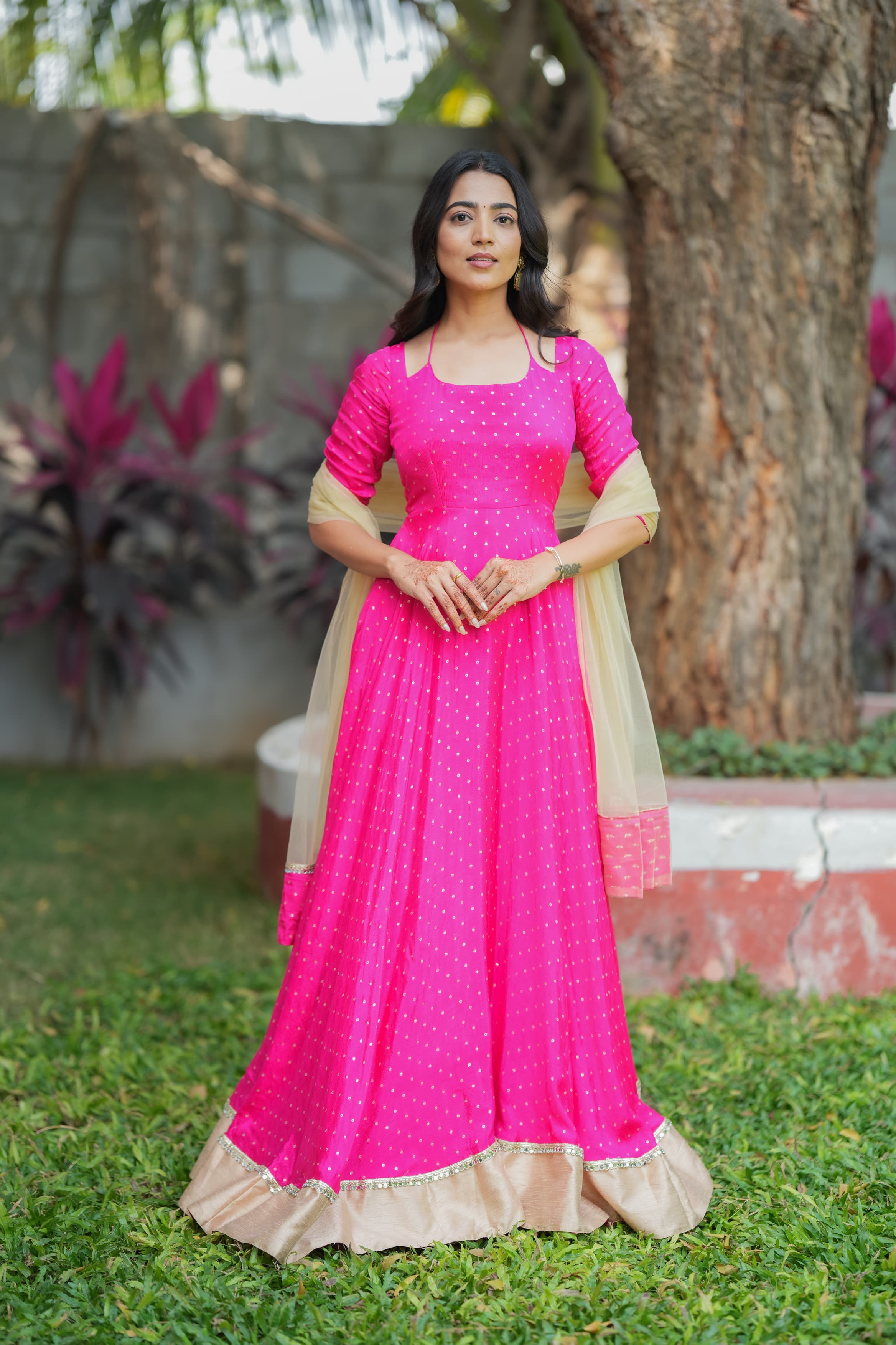 DD634 Designer Anarkali Kurti - Elegant Indian Ethnic Dress for Women | Perfect for Festivals, Weddings & Special Occasions