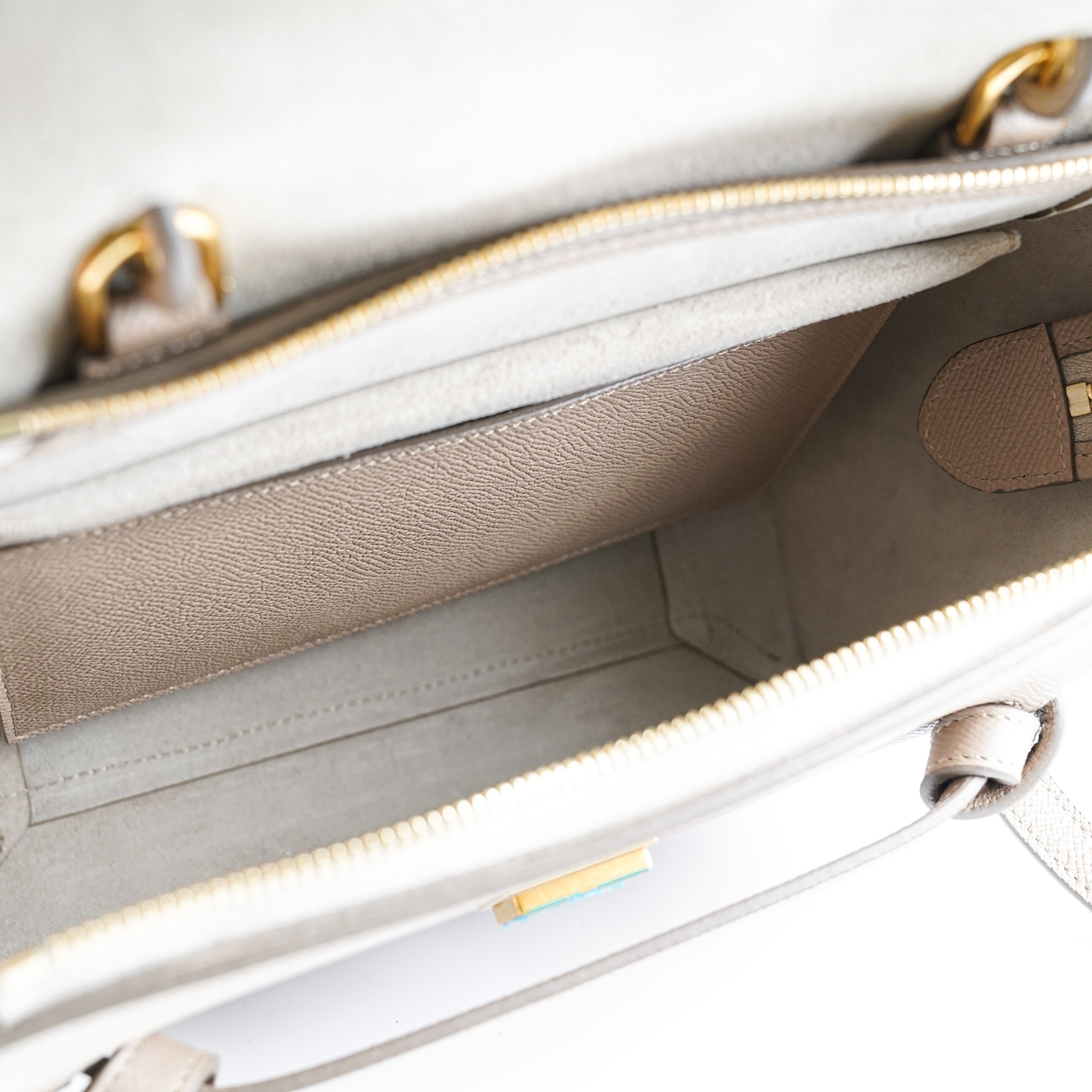 Celine Micro Belt Bag in Beige | Genuine Leather Crossbody Handbag for Women | Perfect for Work, Travel & Everyday Use