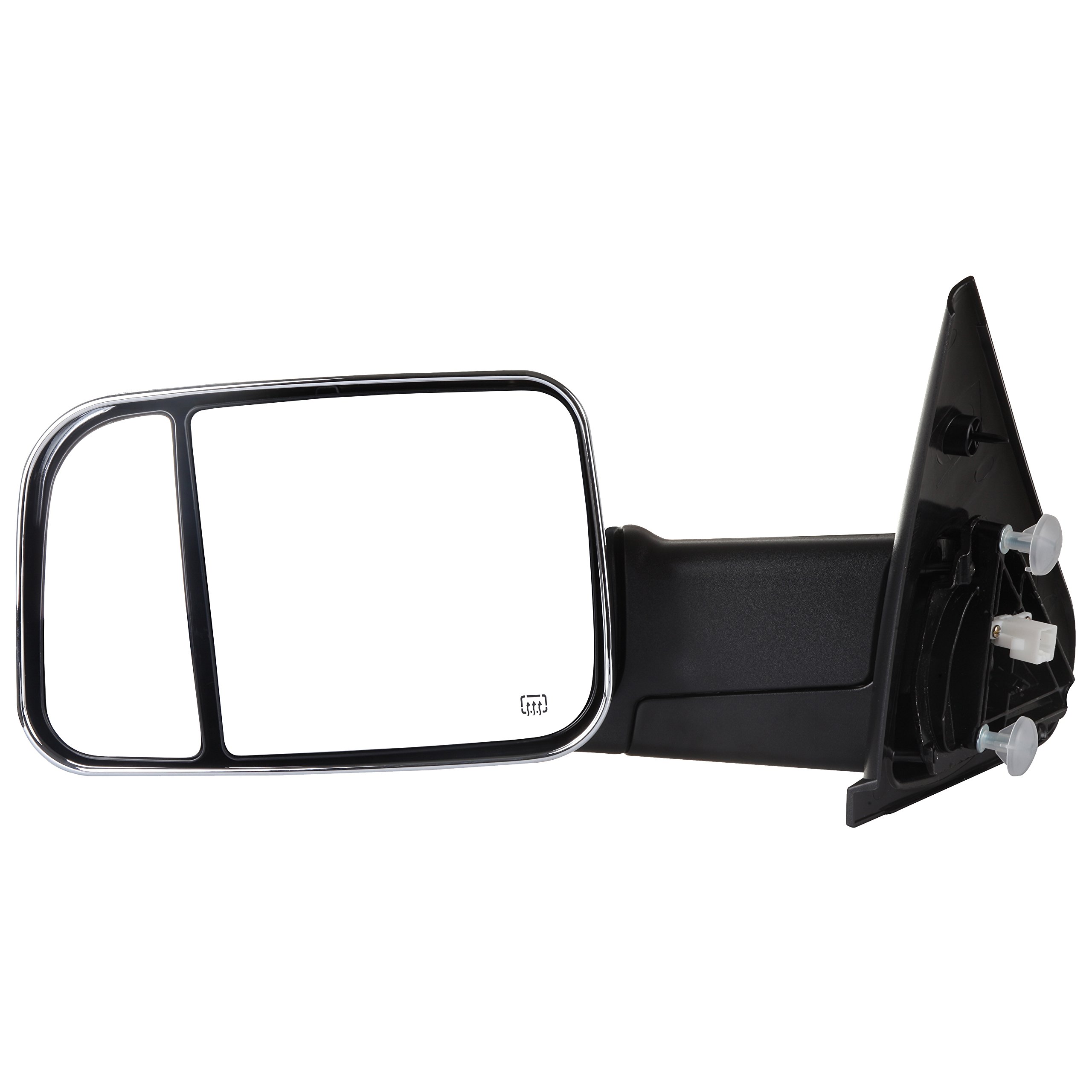 CCiyu Power Heated Towing Mirrors LH/RH for 2002-2008 Dodge Ram 1500 & 2003-2009 Ram 2500/3500 Trucks - Adjustable with Turn Signal - Perfect for Towing, Off-Roading & Winter Driving