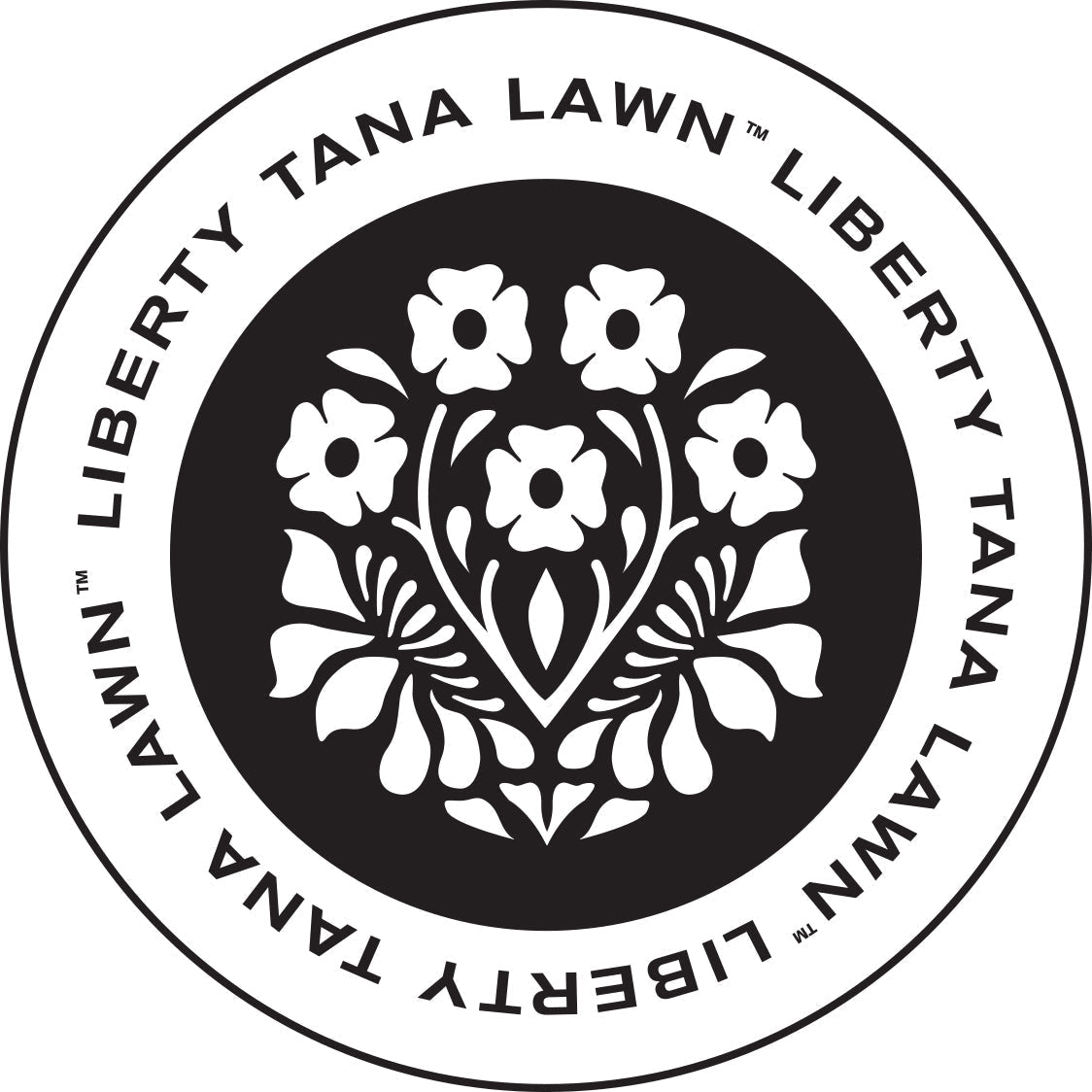 Liberty Tana Lawn™ Fabric - Ancient Chalk & Black Premium Cotton - Perfect for Dressmaking, Quilting & DIY Fashion Projects