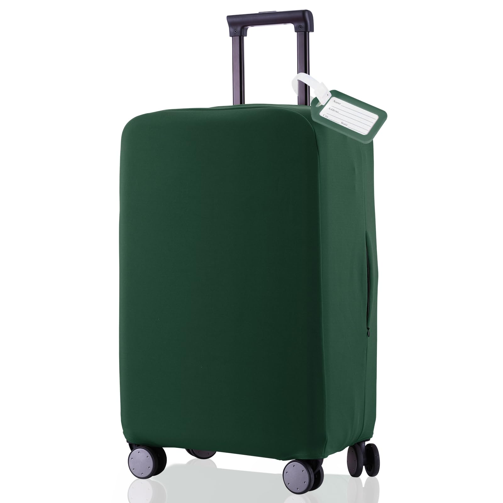 **Scratch-Resistant Travel Luggage Cover - Fits 19-31 Inch Suitcases (Avocado Green, S for 19-21 Inch) - Suitcase Protector for Airplane, Train & Vacation Travel**