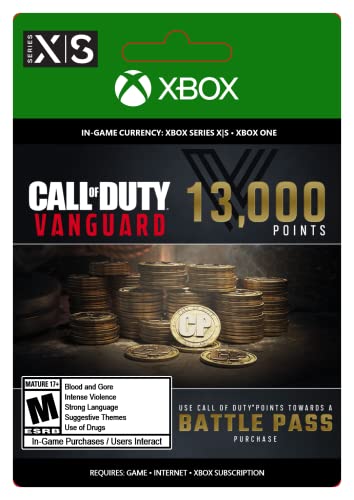 Call of Duty: Vanguard - Xbox Digital Download Code (13000 Points) - Fast Delivery for Online Multiplayer & Campaign Gaming
