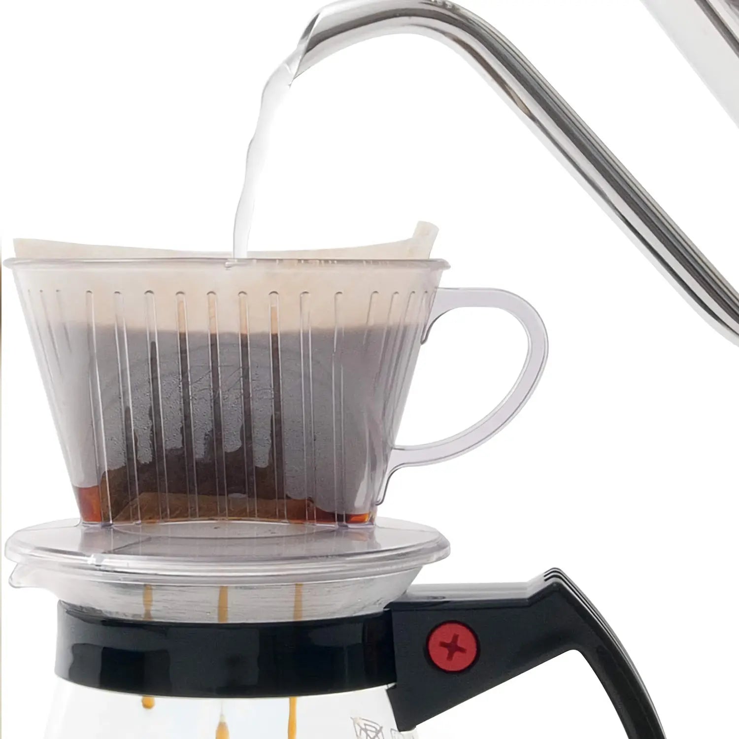 Kalita AS Resin Coffee Dripper - Japanese Pour Over Coffee Maker for Specialty Brewing - Perfect for Home, Office & Cafe Use